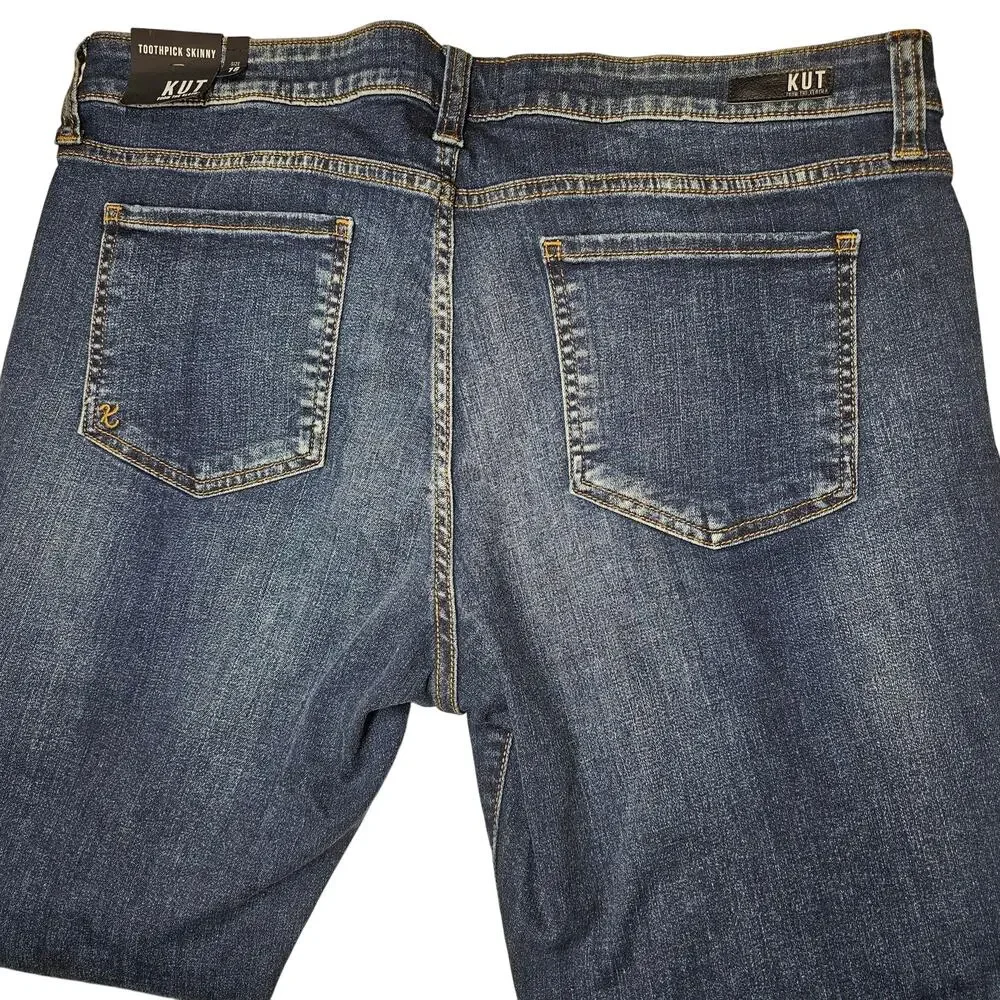Kut From The Kloth Mia Toothpick Skinny Jeans NWT Size 16